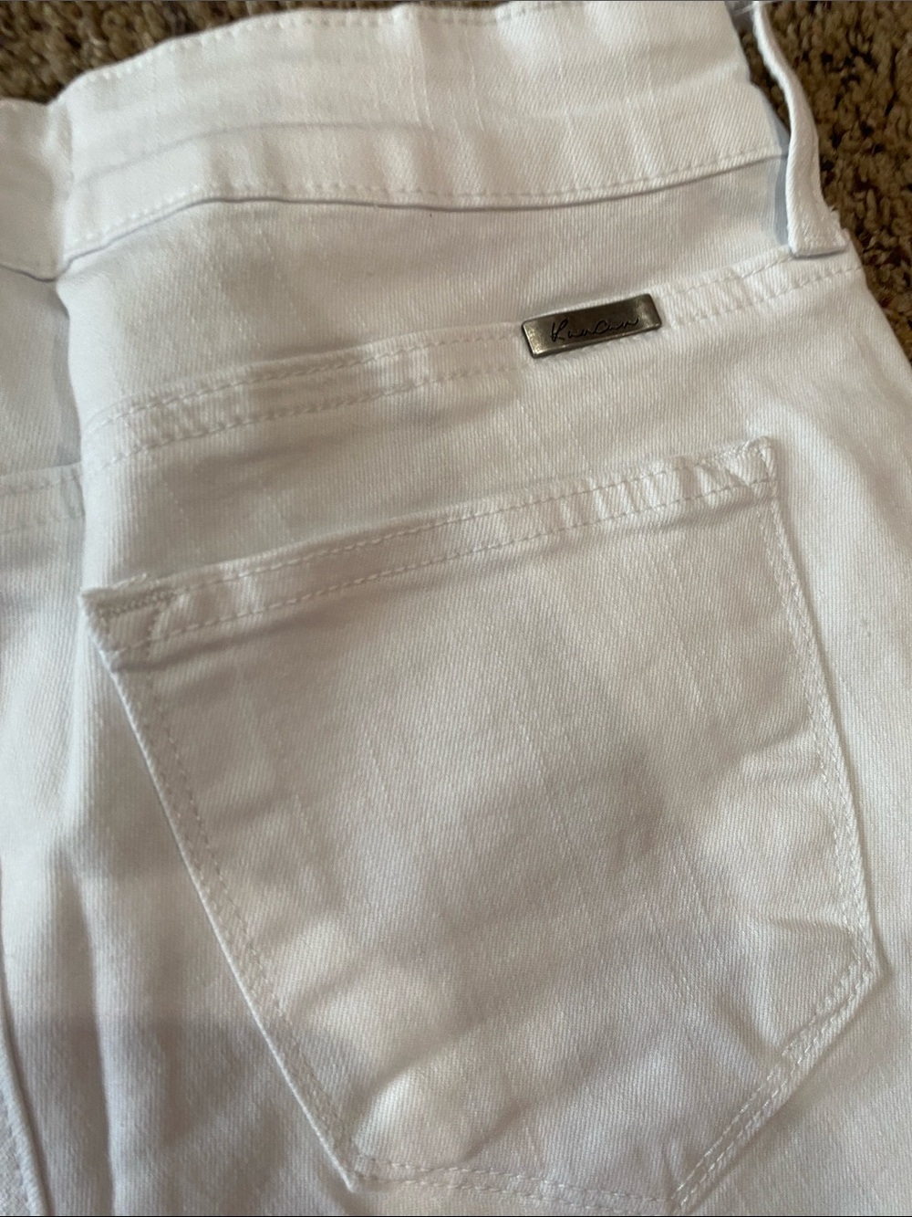 KanCan White Wide-Leg Jeans - Picture 6 of 7